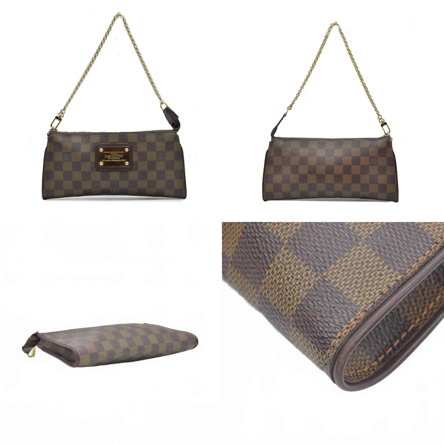 $1690 Louis Vuitton LV Accessories Pouch Sophie Brown Damier DU3007