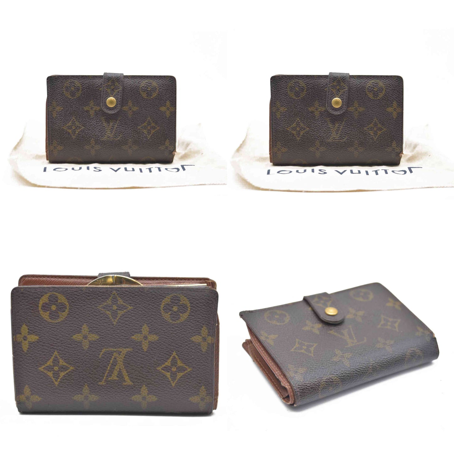 $750 Louis Vuitton Vintage 2001 Viennois Wallet