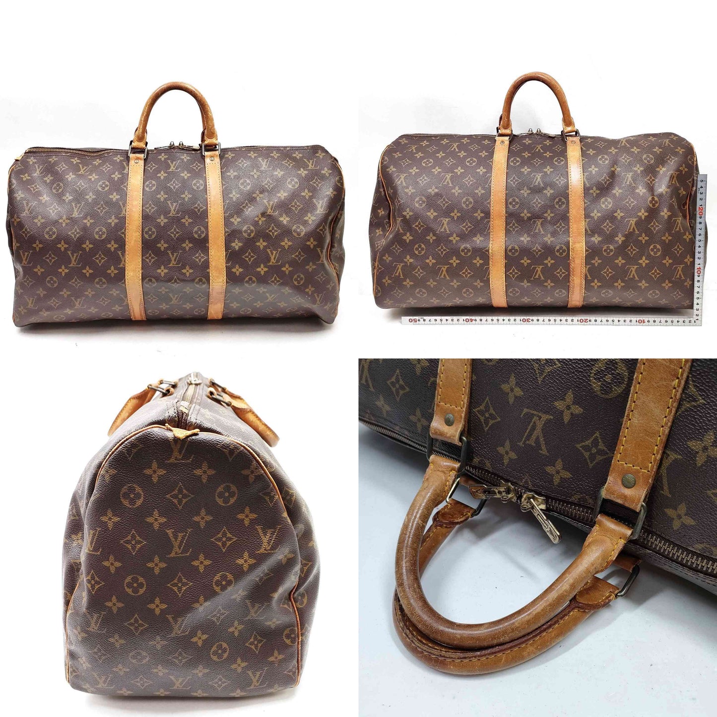 $2170 1982 Louis Vuitton Monogram Keepall 55 MI882
