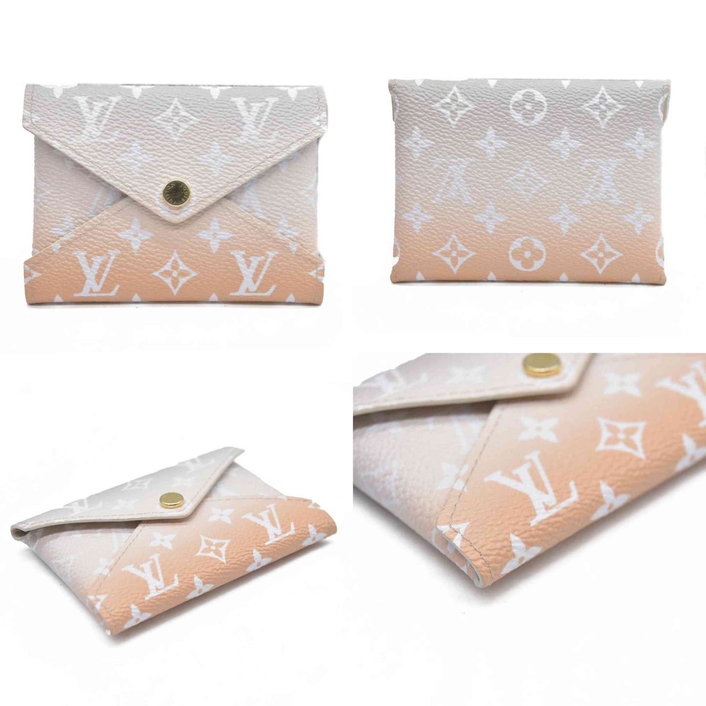 AUCTION $600 Louis Vuitton  Monogram By The Pool Small Kirigami Pochette Insert Brume