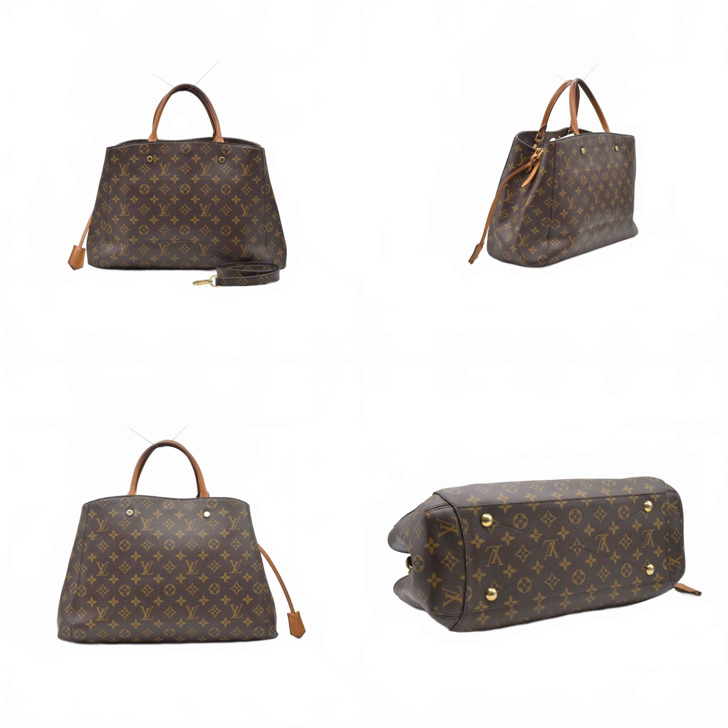 $2620 2015 LOUIS VUITTON  Monogram Montaigne GM TR1155