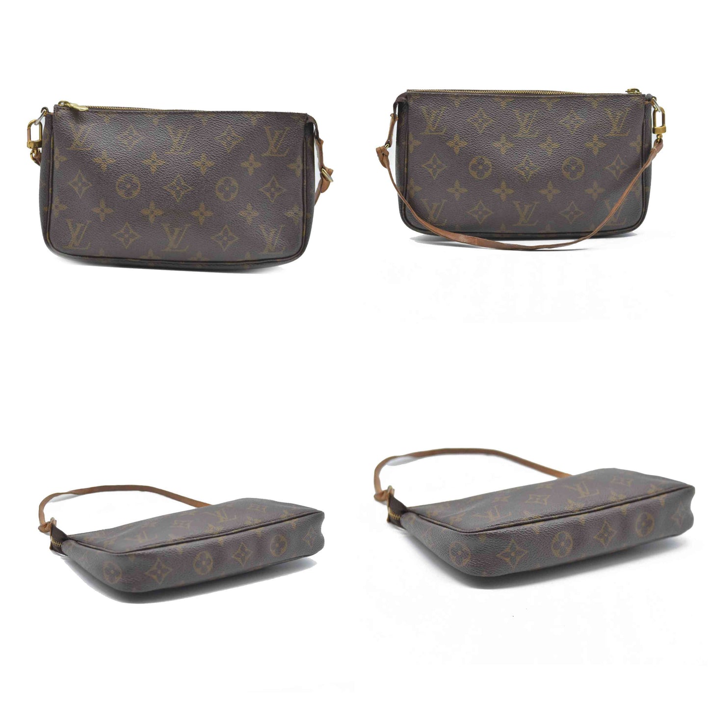 AUCTION $1290 Louis Vuitton Monogram Pochette Accessories CA0030