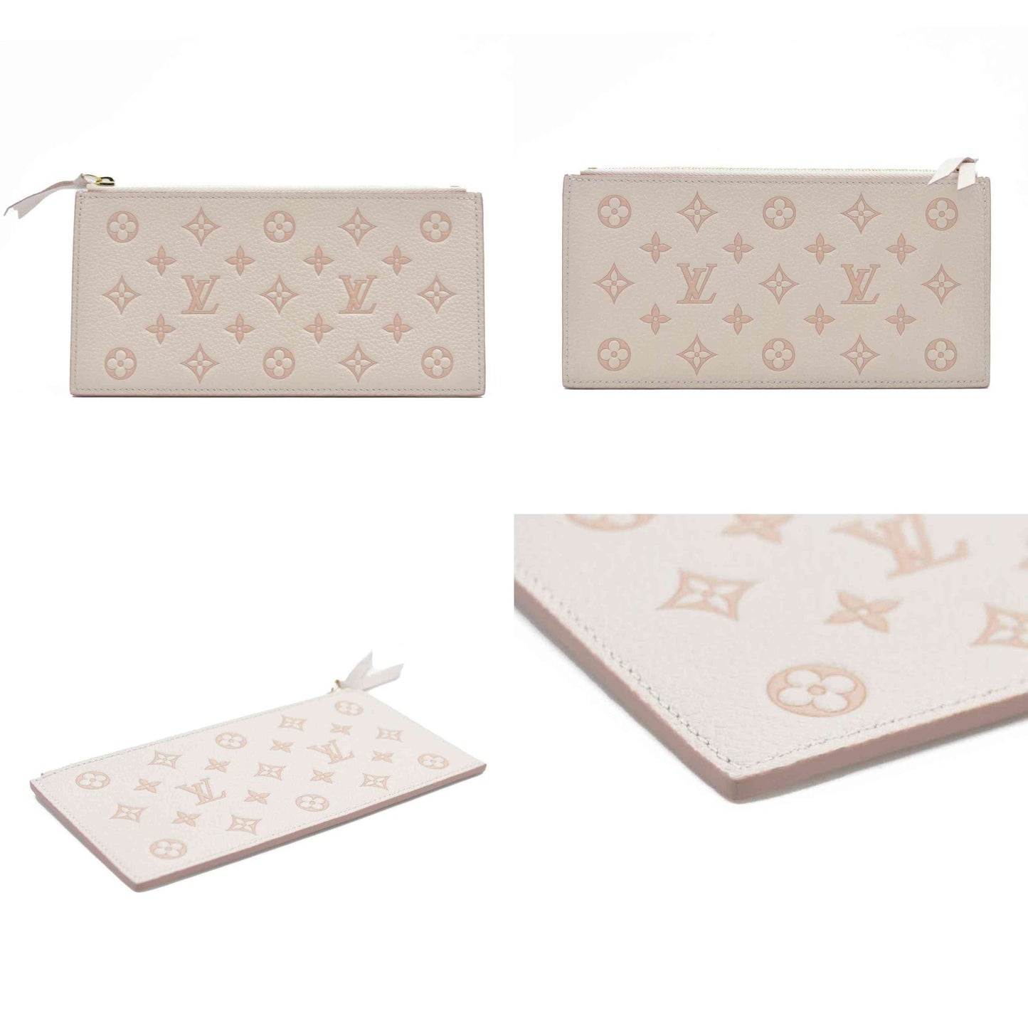 AUCTION $1990 Louis Vuitton House's signature Monogram Pochette Félicie Zipper Pocket