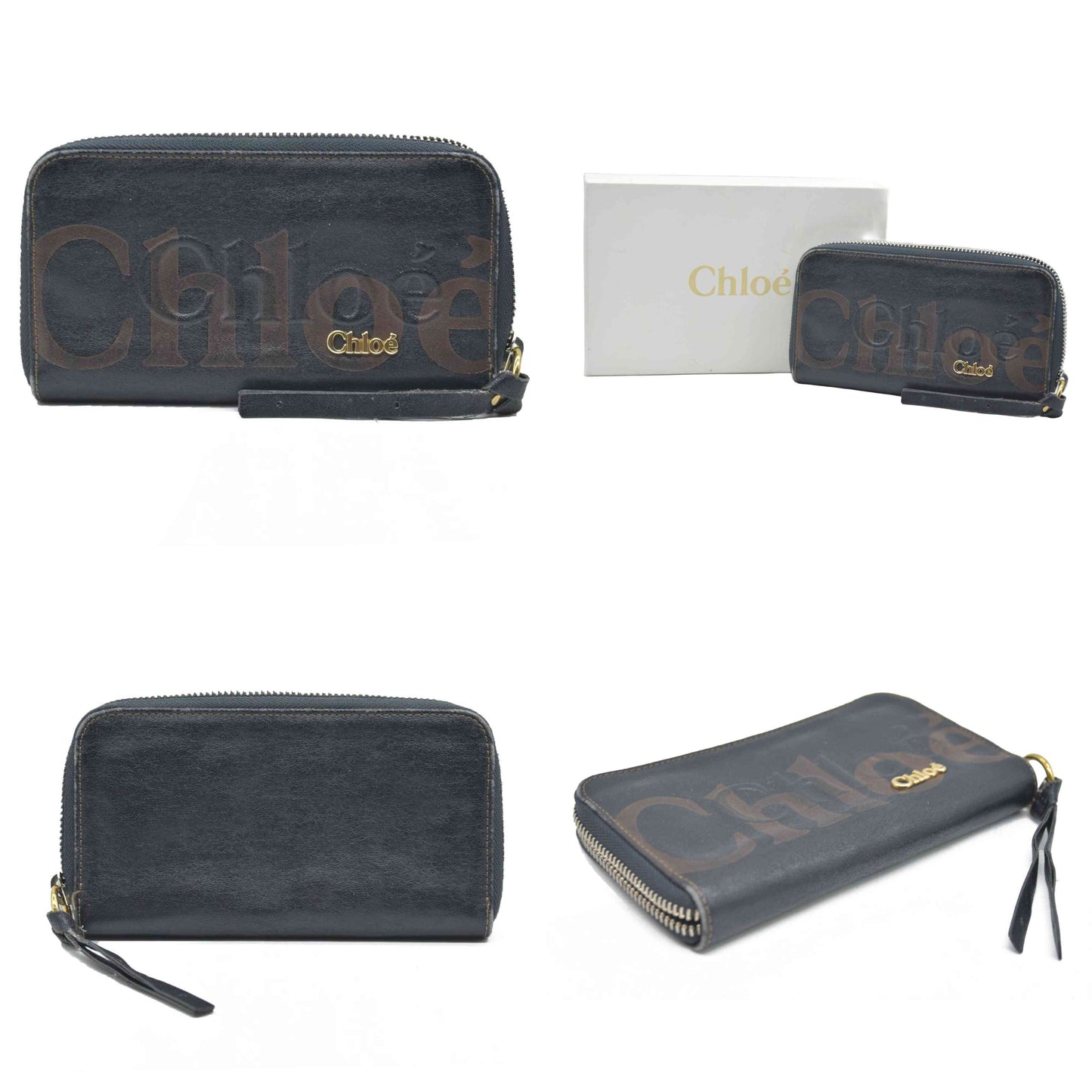 Chloe  Leather Eclipse Zipped Wallet
