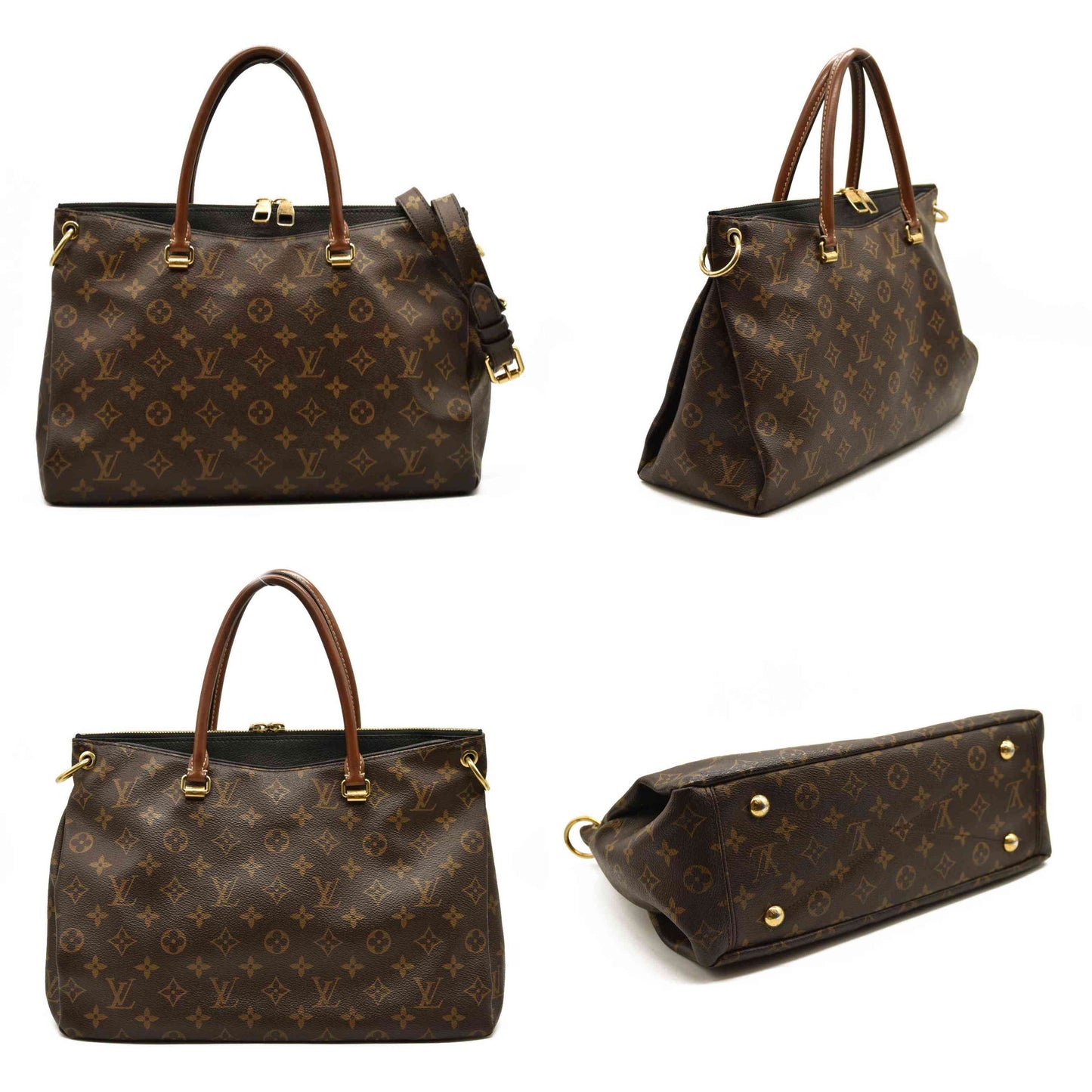 LOUIS VUITTON Monogram Pallas Black CA2164