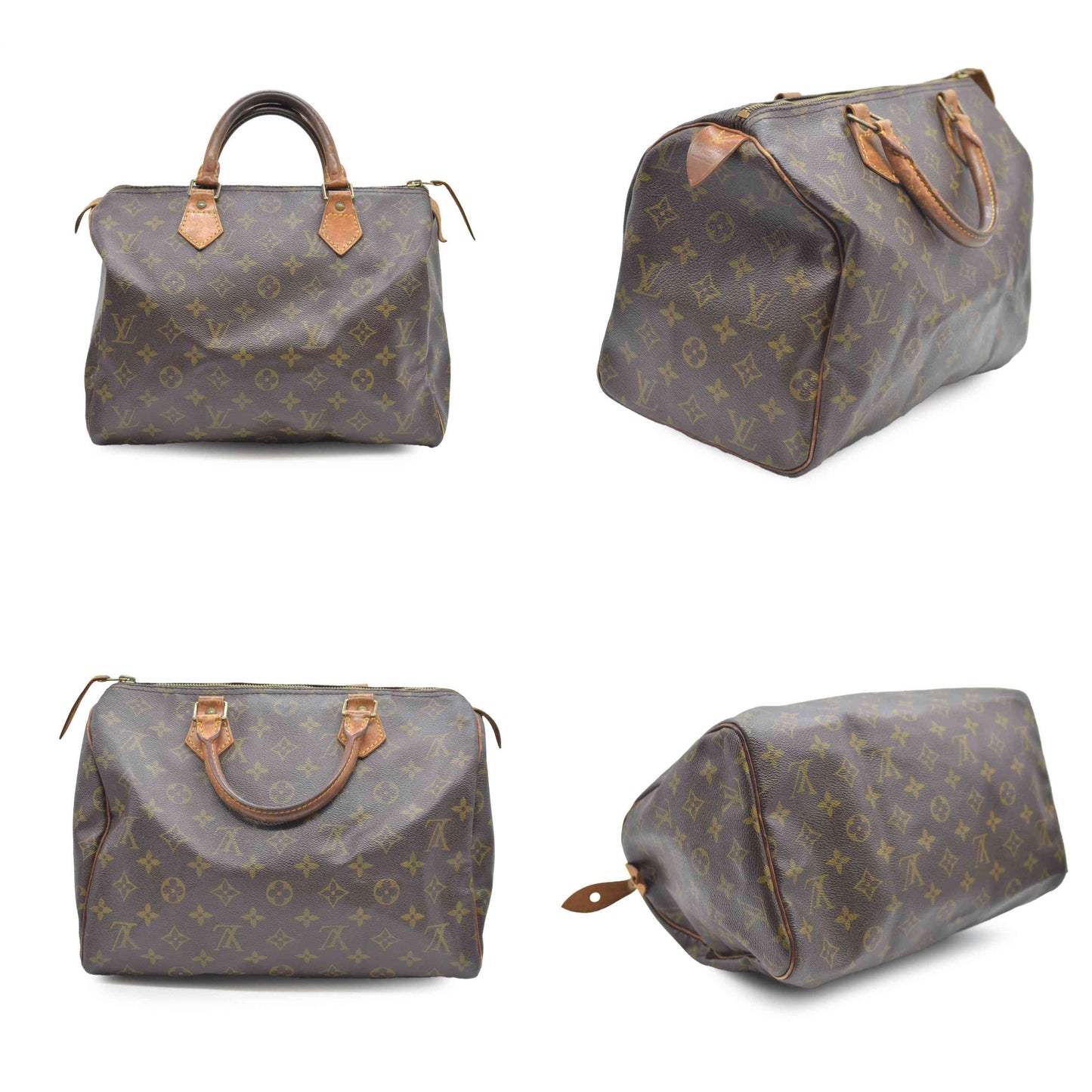 Louis Vuitton LV Hand Bag Speedy 30 Brown Monogram SP0935