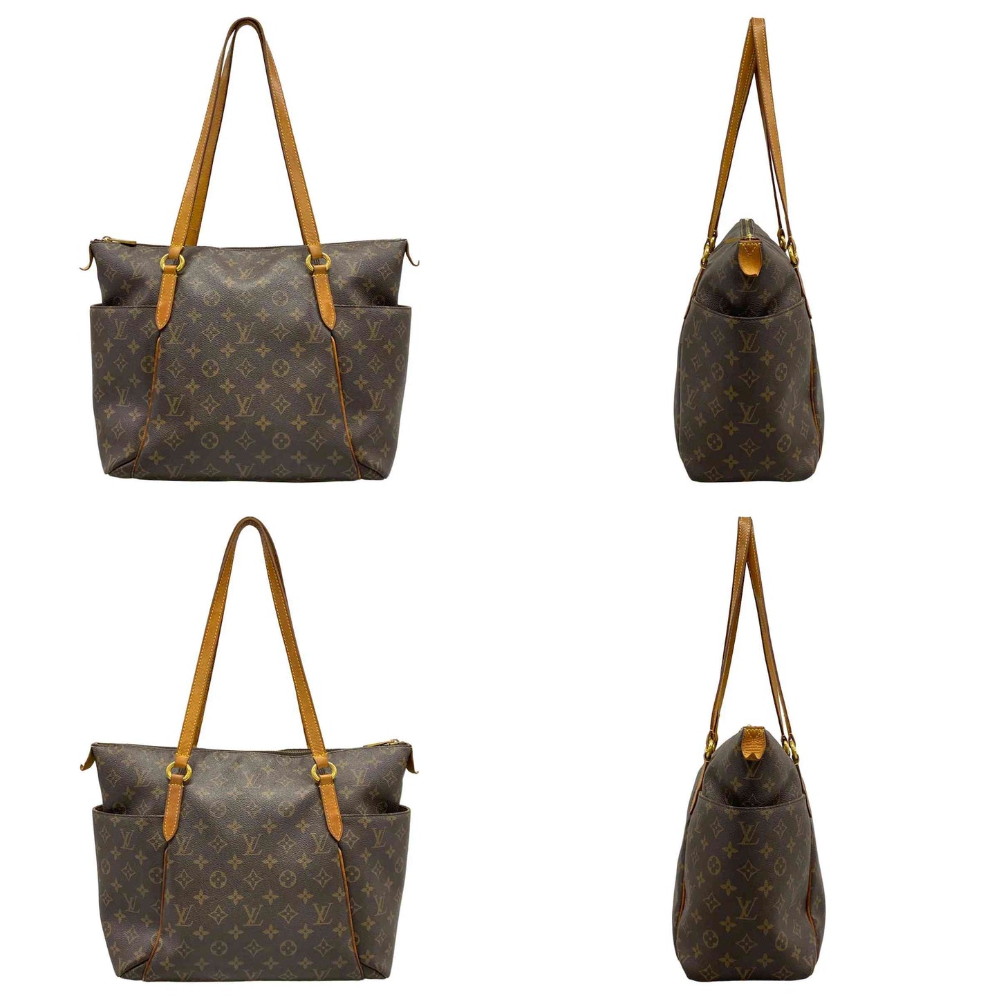 $1430 2013 LOUIS VUITTON Totally MM Monogram Monogram Shoulder Bag MB4143