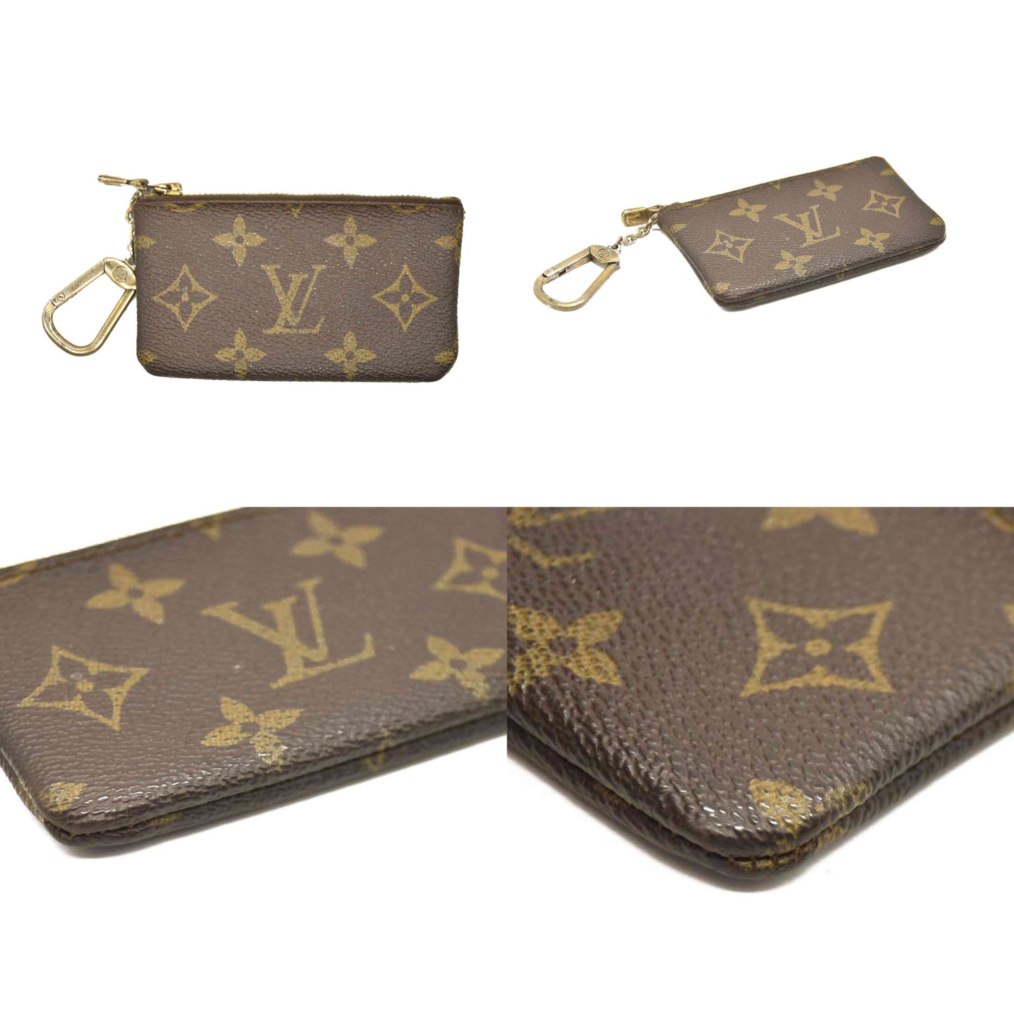 Louis Vuitton  Monogram Key Pouch 881ET