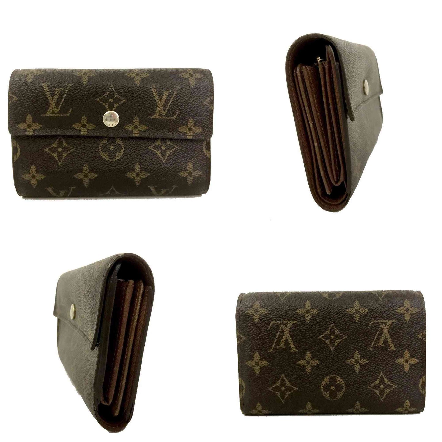 Louis Vuitton Monogram Portefeiulle Alexandra Trifold Wallet  CA3009