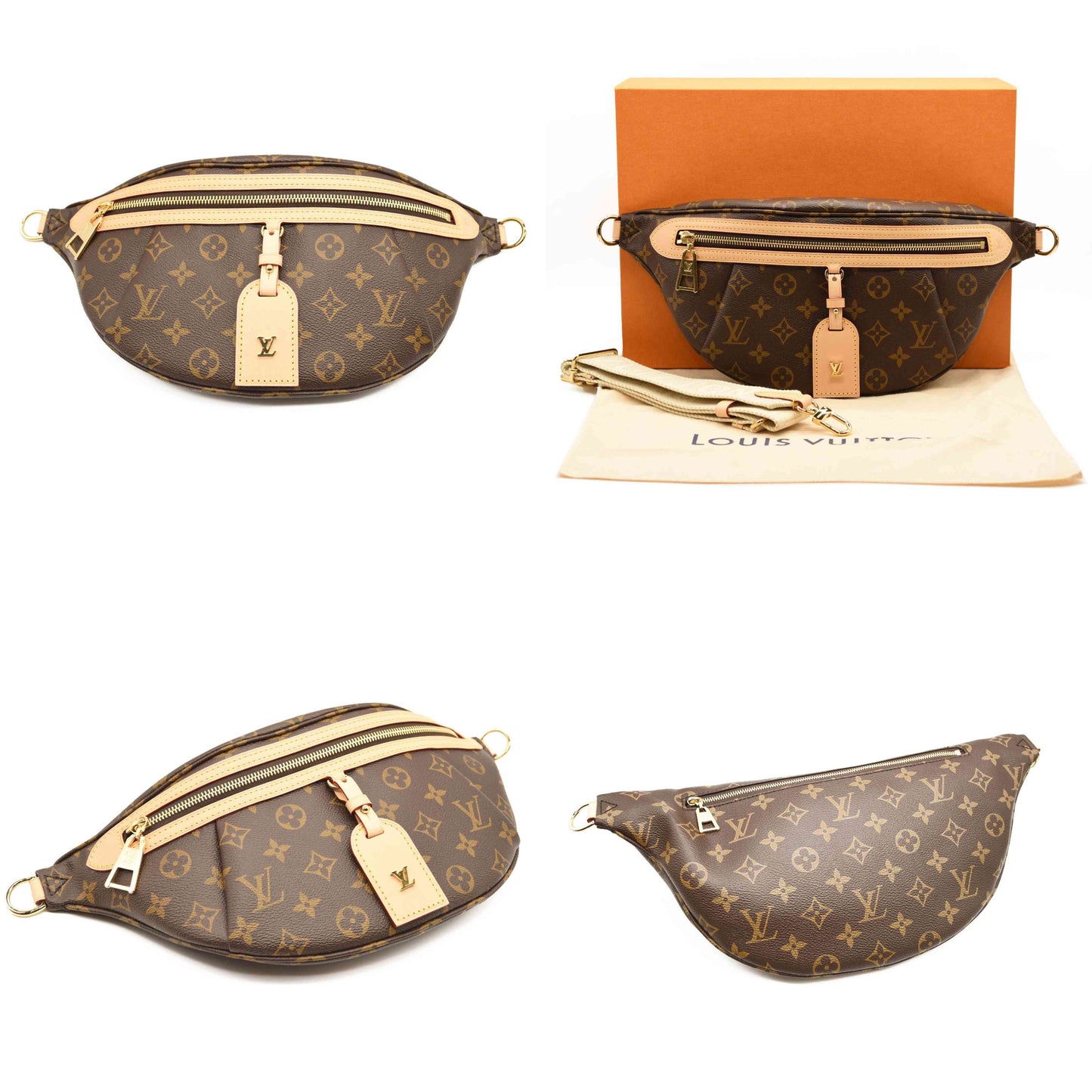 NEW LOUIS VUITTON Monogram High Rise Bumbag
