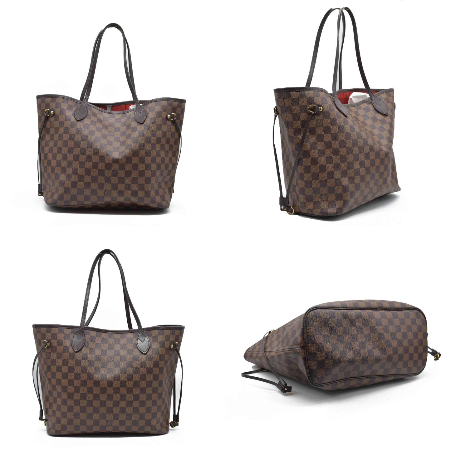 $2170 Louis Vuitton Damier Ebene Neverfull SD3109