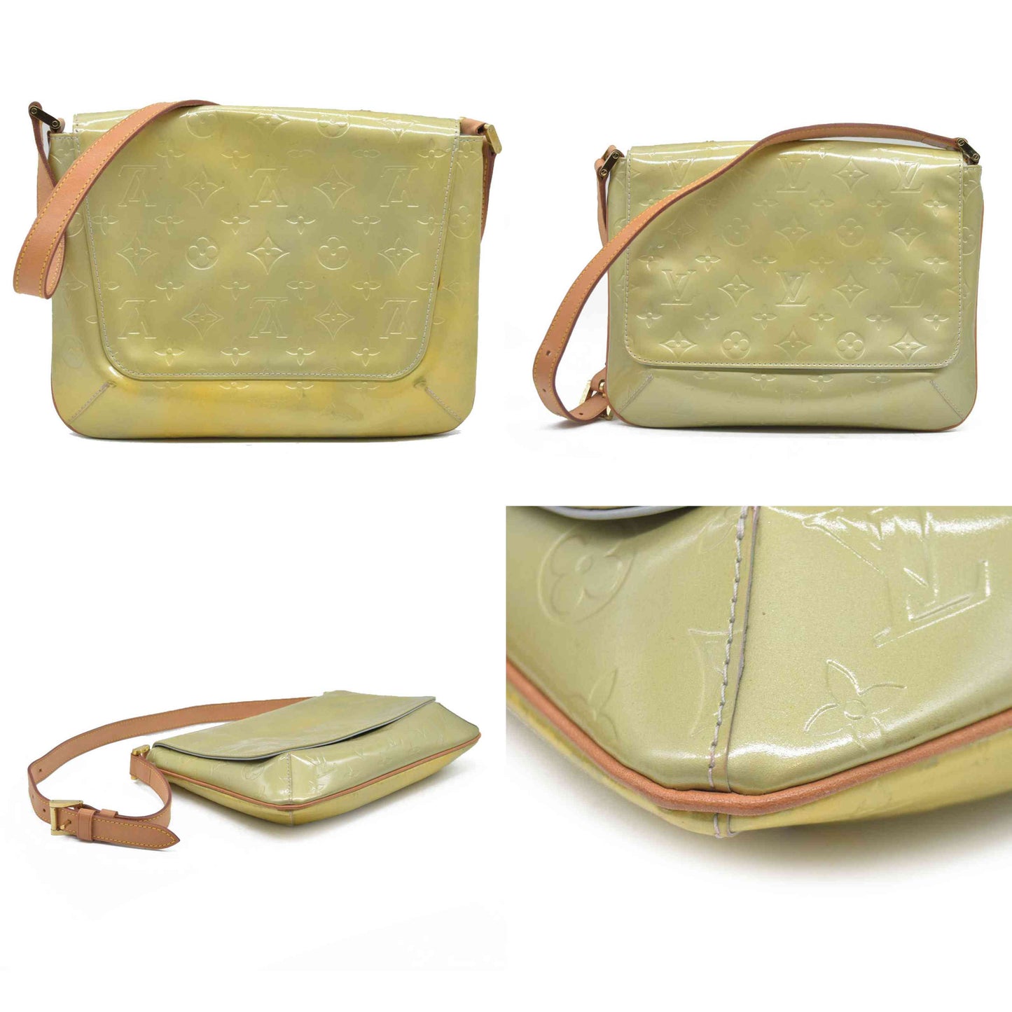 $920 CONSIGNMENT Louis Vuitton  Vernis Thompson Street Beige