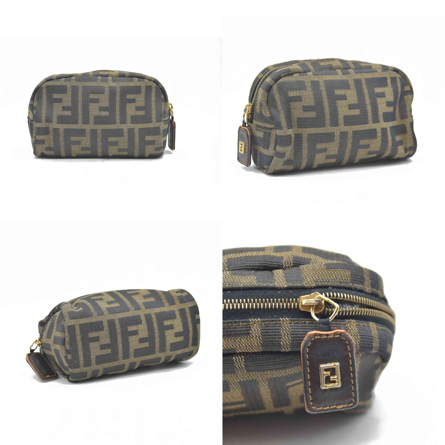 $395 CONSIGNMENT Fendi Vintage Small Cosmetic Bag