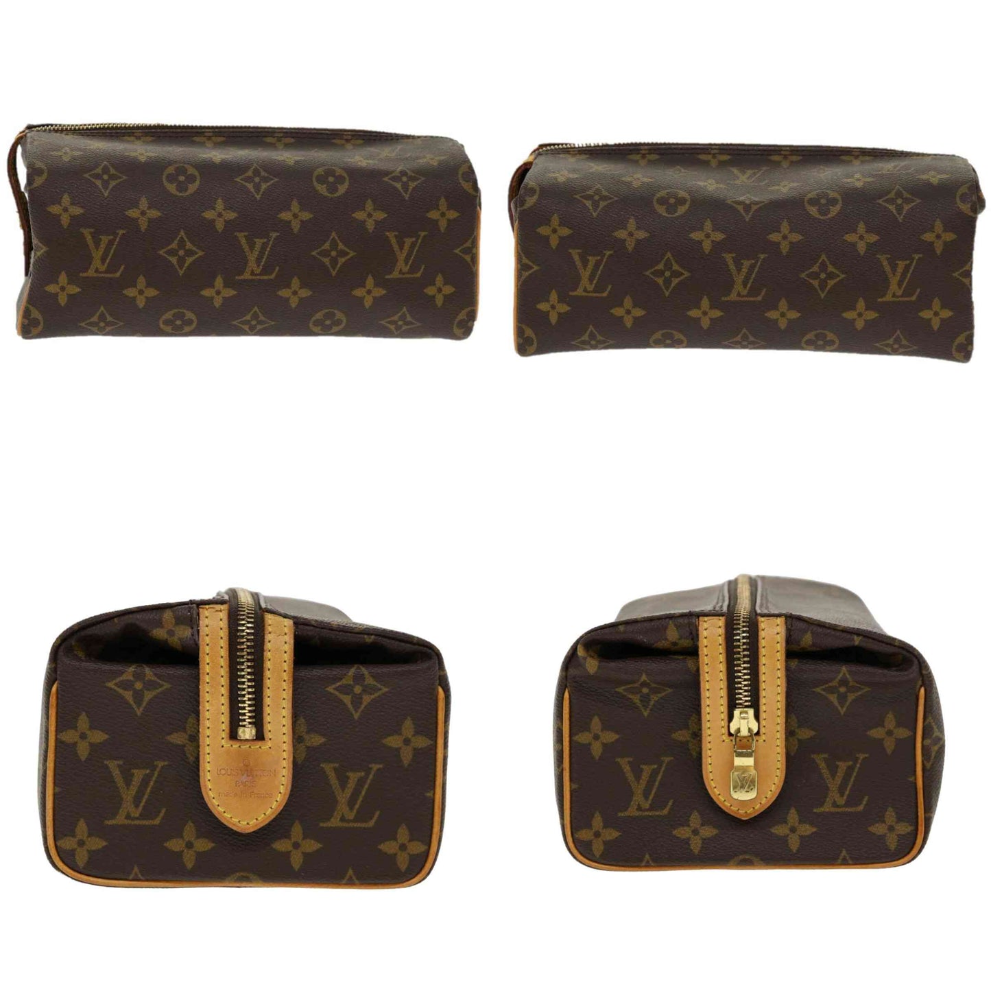 LOUIS VUITTON Monogram Trousse Patte Pression NO0958