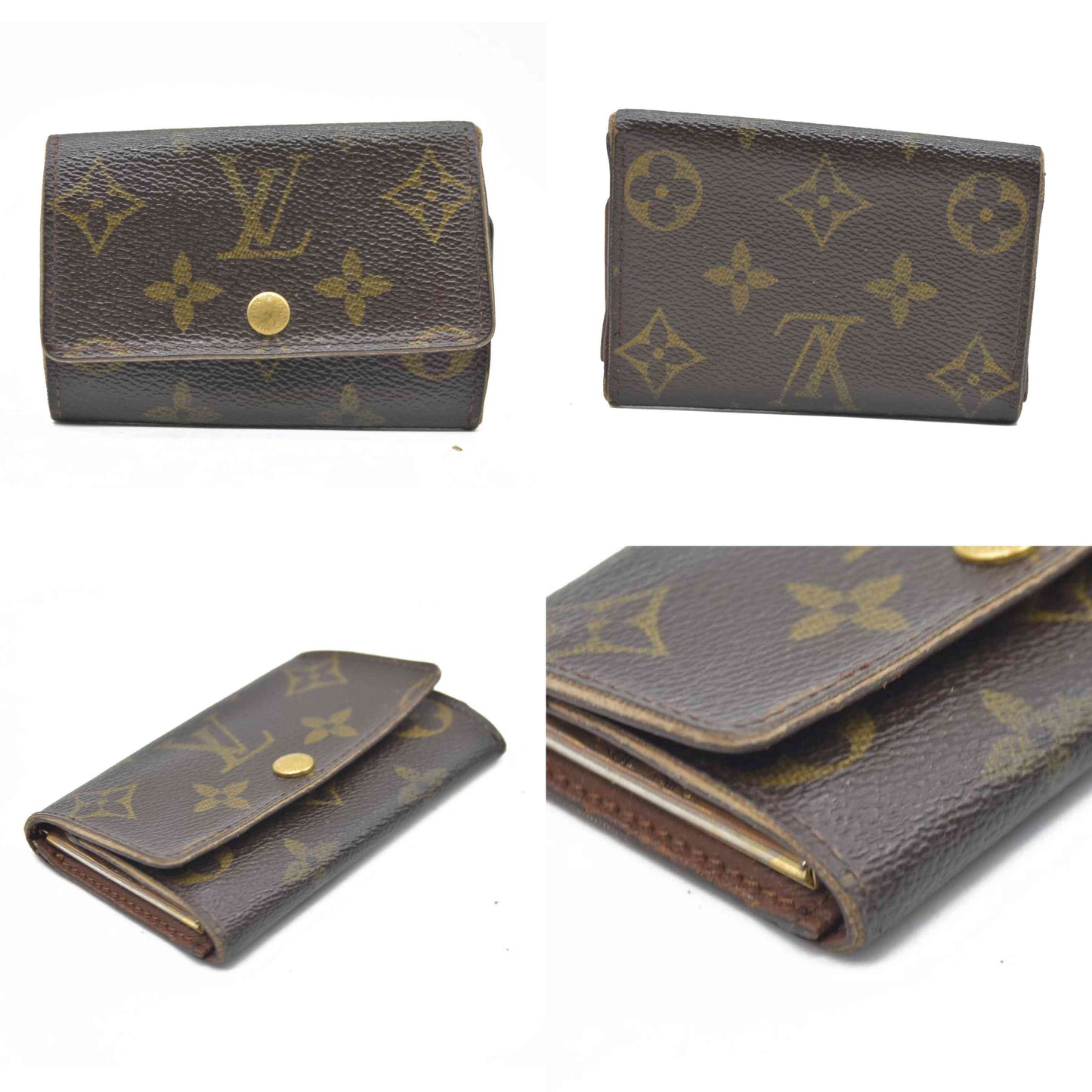 $345 Louis Vuitton Monogram Multicles 6 Ring Key Case Brown CT0064