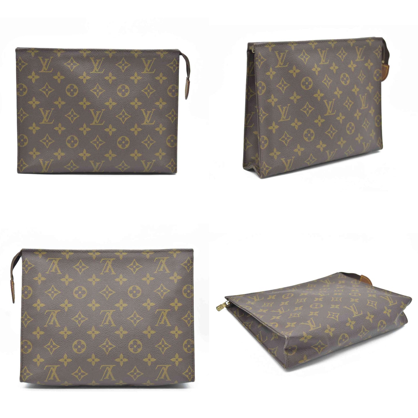 $1120 LOUIS VUITTON Monogram Poche Toilette 26 Pouch