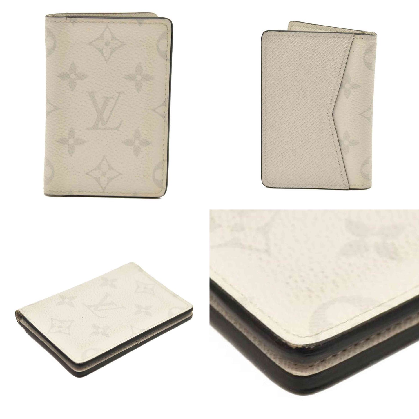 AUCTION $550 Louis Vuitton  Taigarama Pocket Organizer NM Antartica TA4210