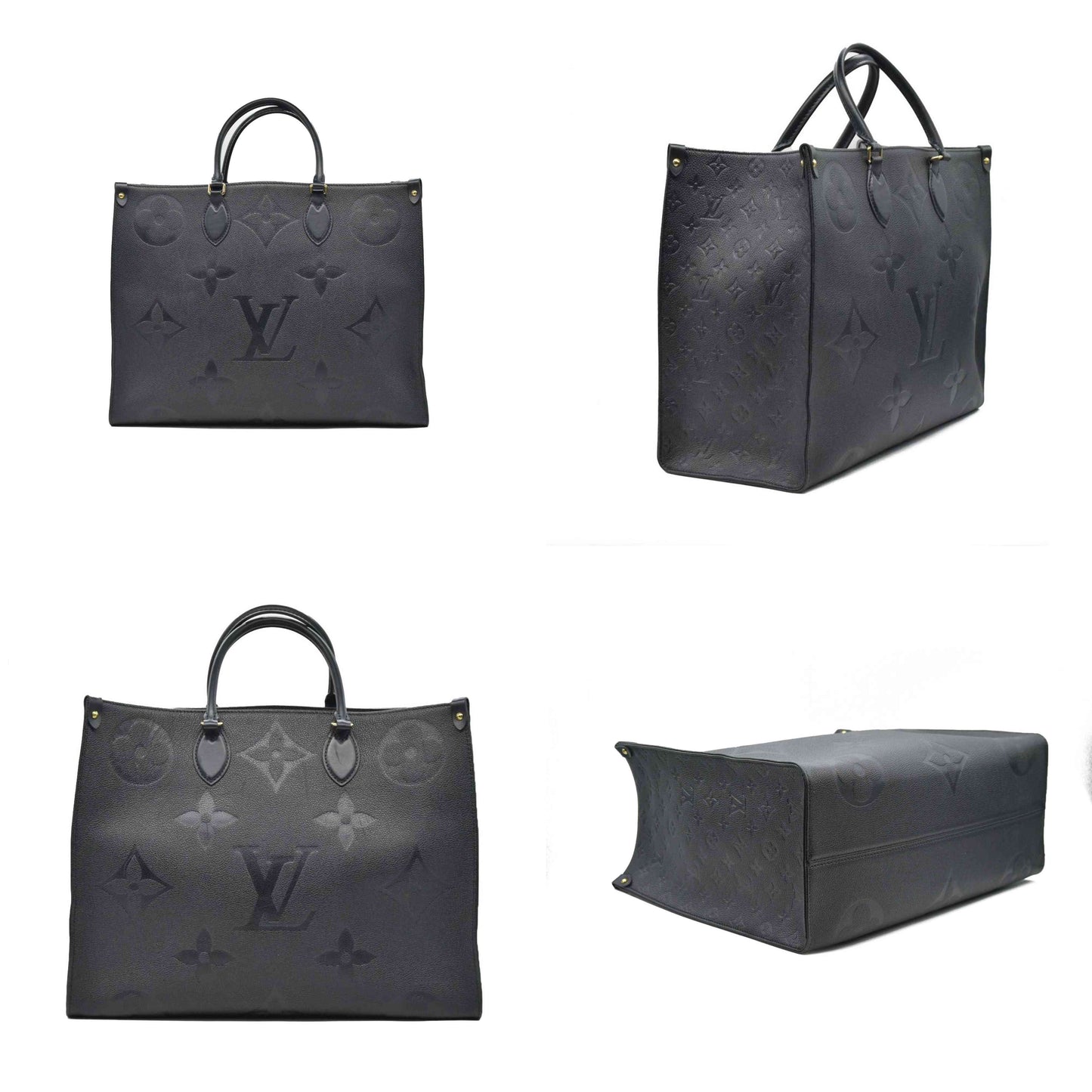 $3650 Louis Vuitton  LV Monogram OnTheGo GM Black