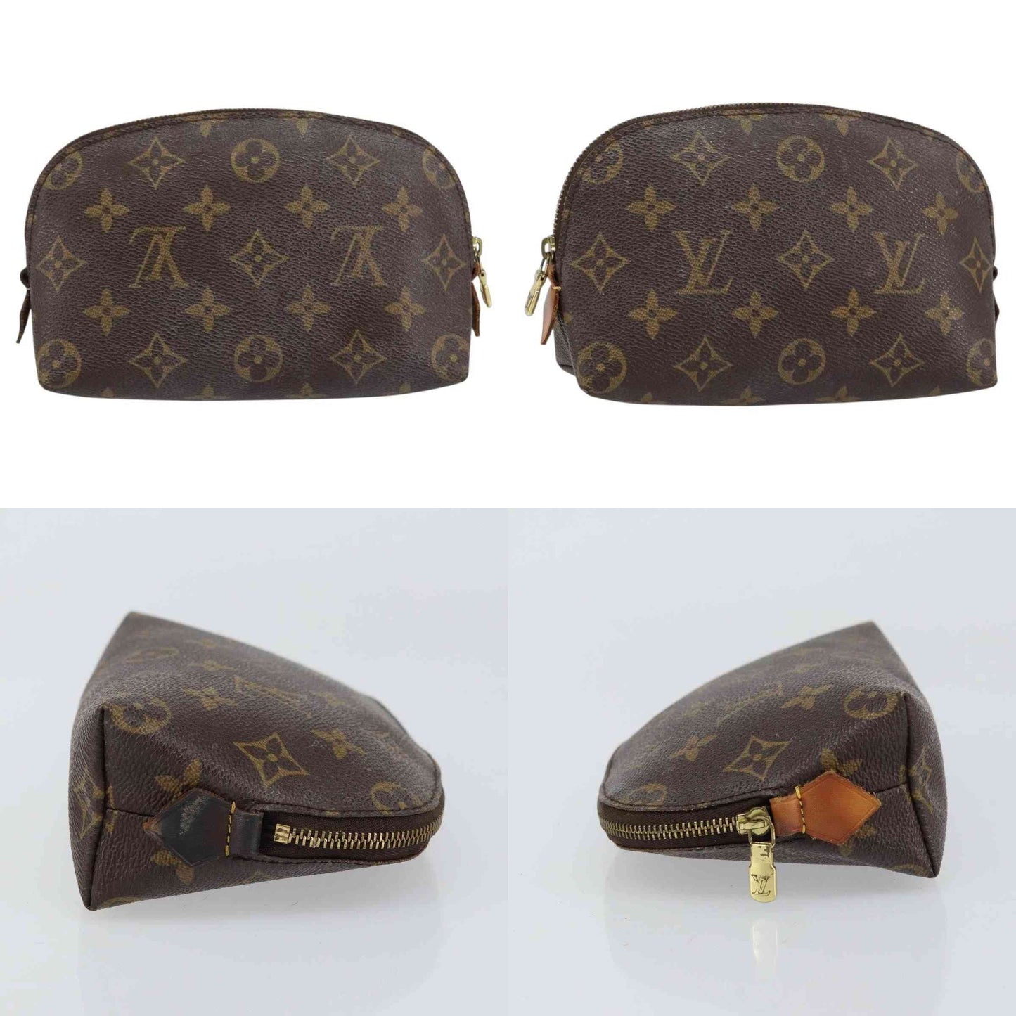 $620 2001 Louis Vuitton Monogram Cosmetic Pouch CA1021