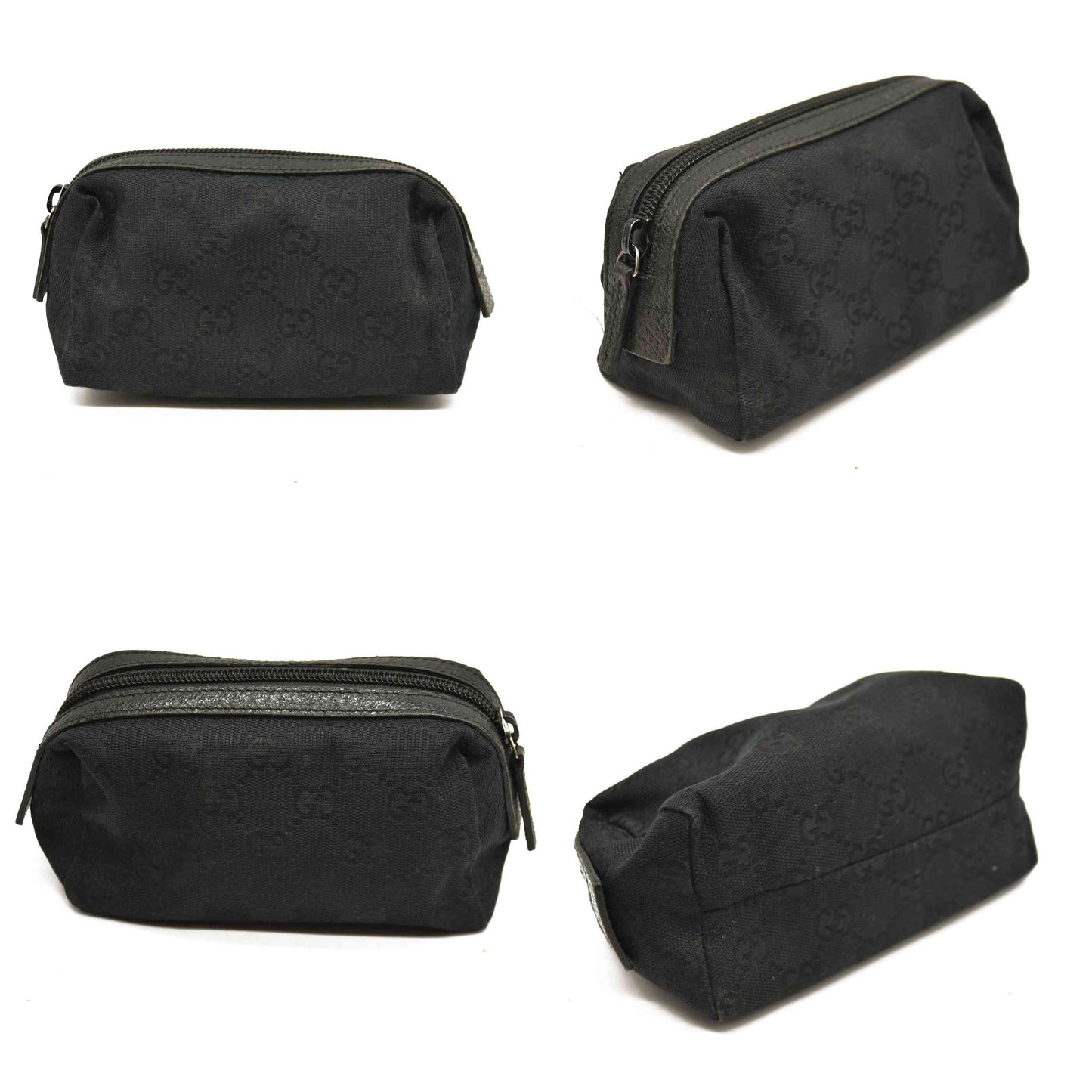 Gucci  Monogram Large Cosmetic Case Black