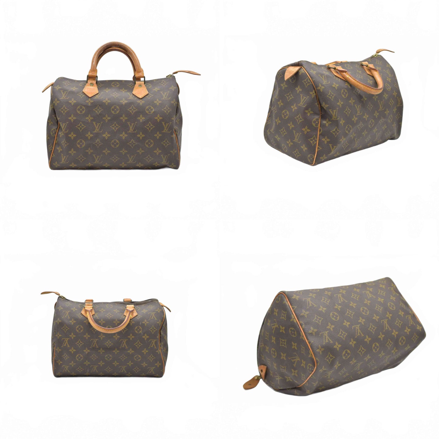 $1630 1985 Louis Vuitton Monogram Speedy 30 Hand Bag SA053