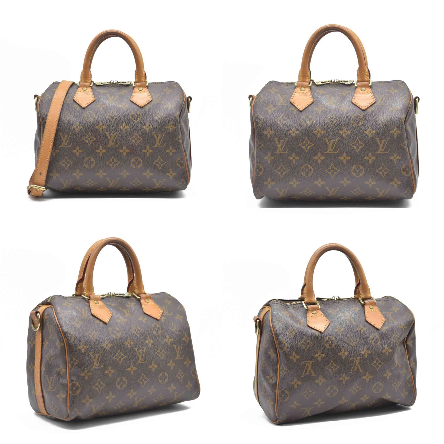 LOUIS VUITTON Monogram Speedy Bandouliere 25 DU4153  2013