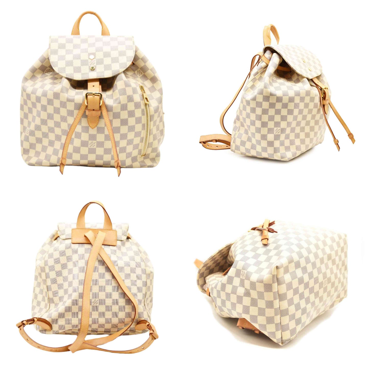 Louis Vuitton  Damier Azur Sperone Backpack SR2187