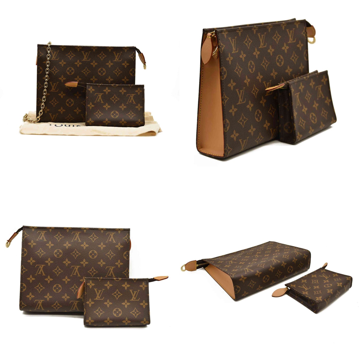 Louis Vuitton  Monogram Toiletry Pouch On Chain