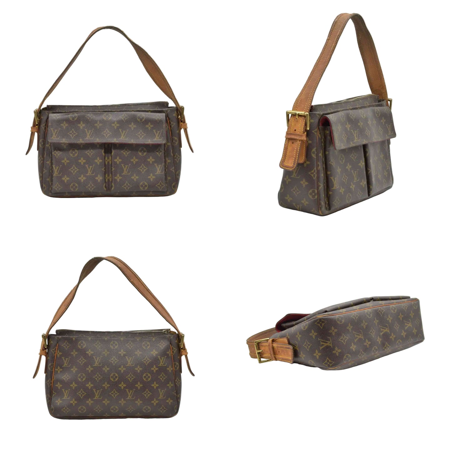LOUIS VUITTON Monogram Viva Cite GM Shoulder Bag