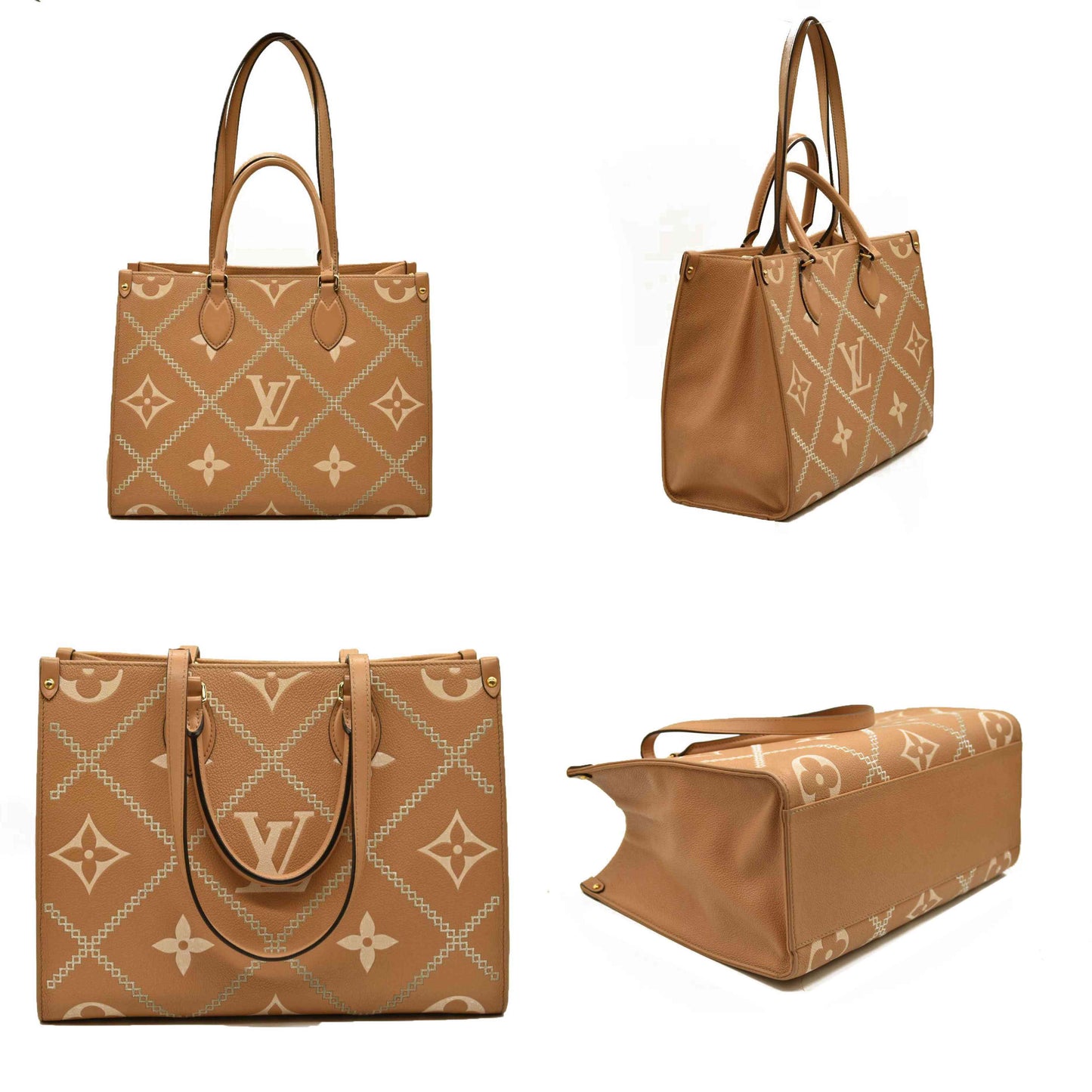 Louis Vuitton OnTheGo Tote Monogram Empreinte Giant Broderies MM