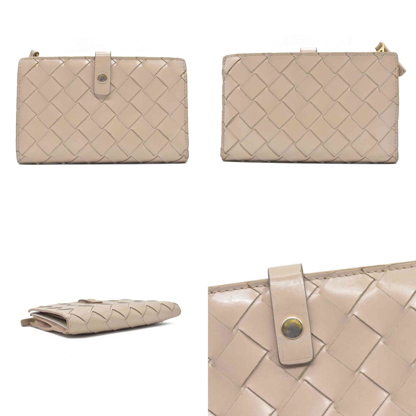 Bottega Veneta French Wallet in Intrecciato Nappa