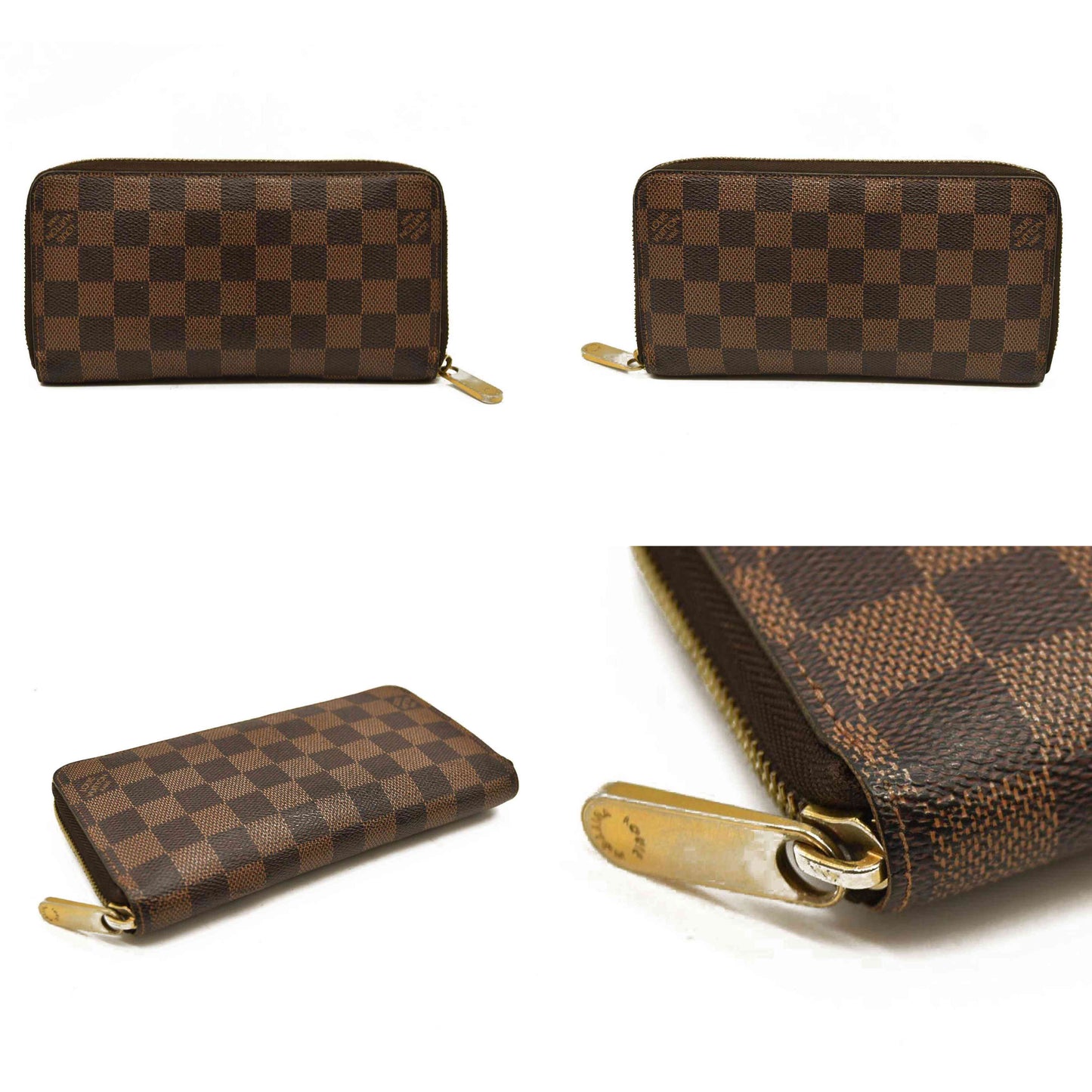 Louis Vuitton  Damier Ebene Zippy Wallet CA0120