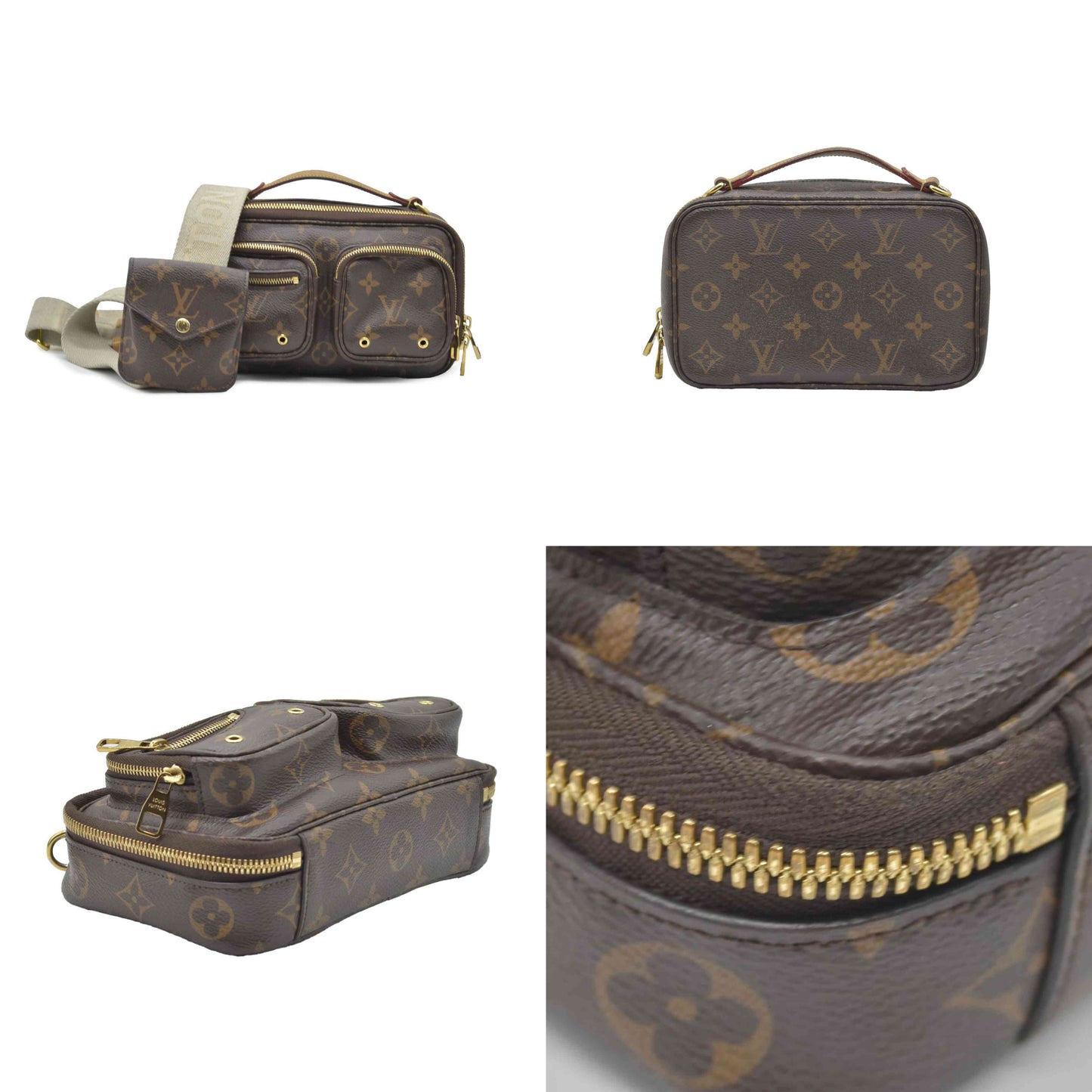 $3300 RFID Louis Vuitton Monogram Utility Crossbody