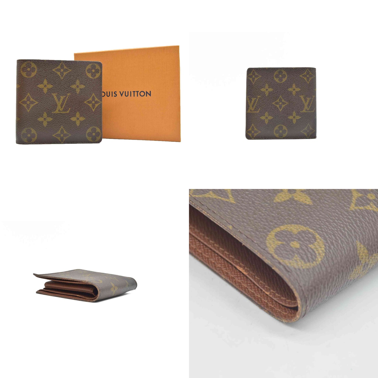 $535 2003 Louis Vuitton monogram Marco bifold wallet CONSIGNMENT CT0093