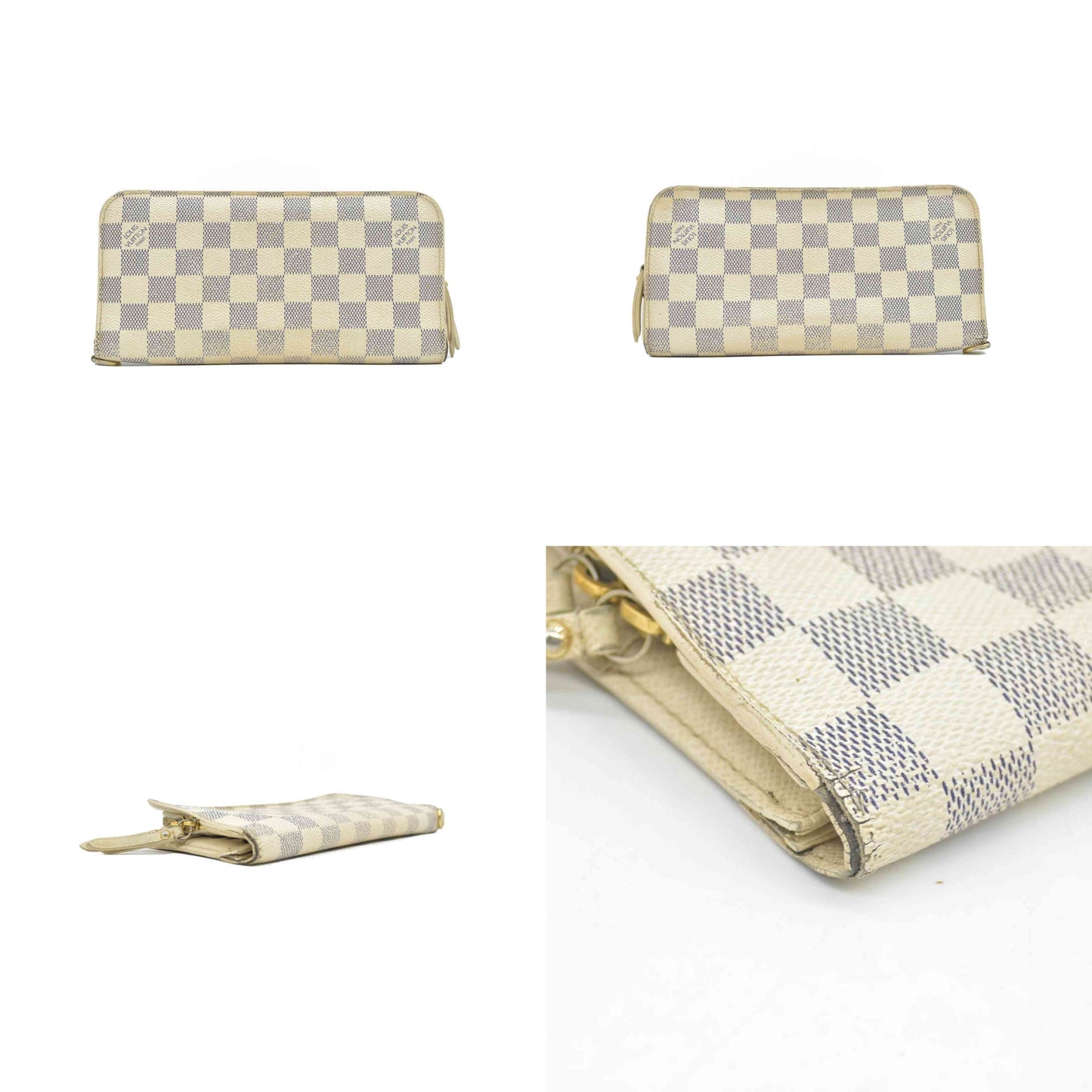 $745 Louis Vuitton Damier Azur Insolite Wallet CONSIGNMENT
