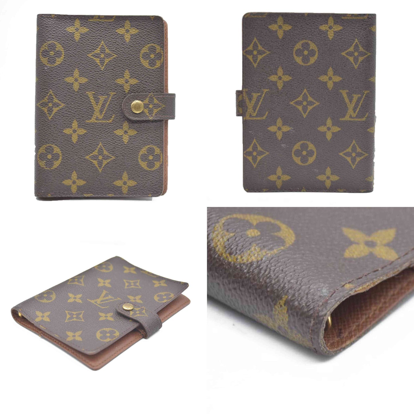 Louis Vuitton Monogram Agenda PM Notebook Cover Brown CA0949
