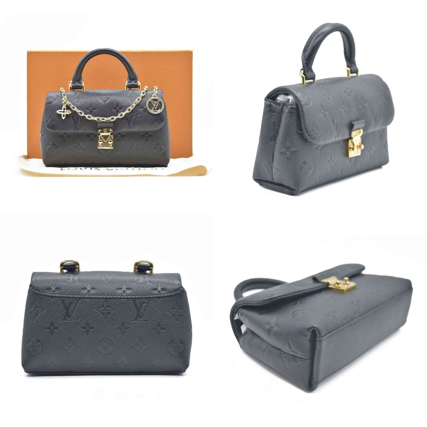 Louis Vuitton  Empreinte Monogram Nano Madeleine Black