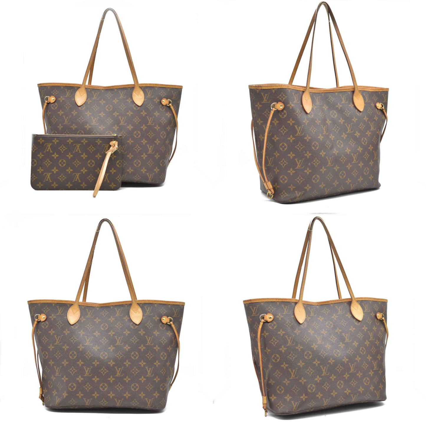 Louis Vuitton Neverfull MM Monogram with Pivoine Interior and Pouch SD1144