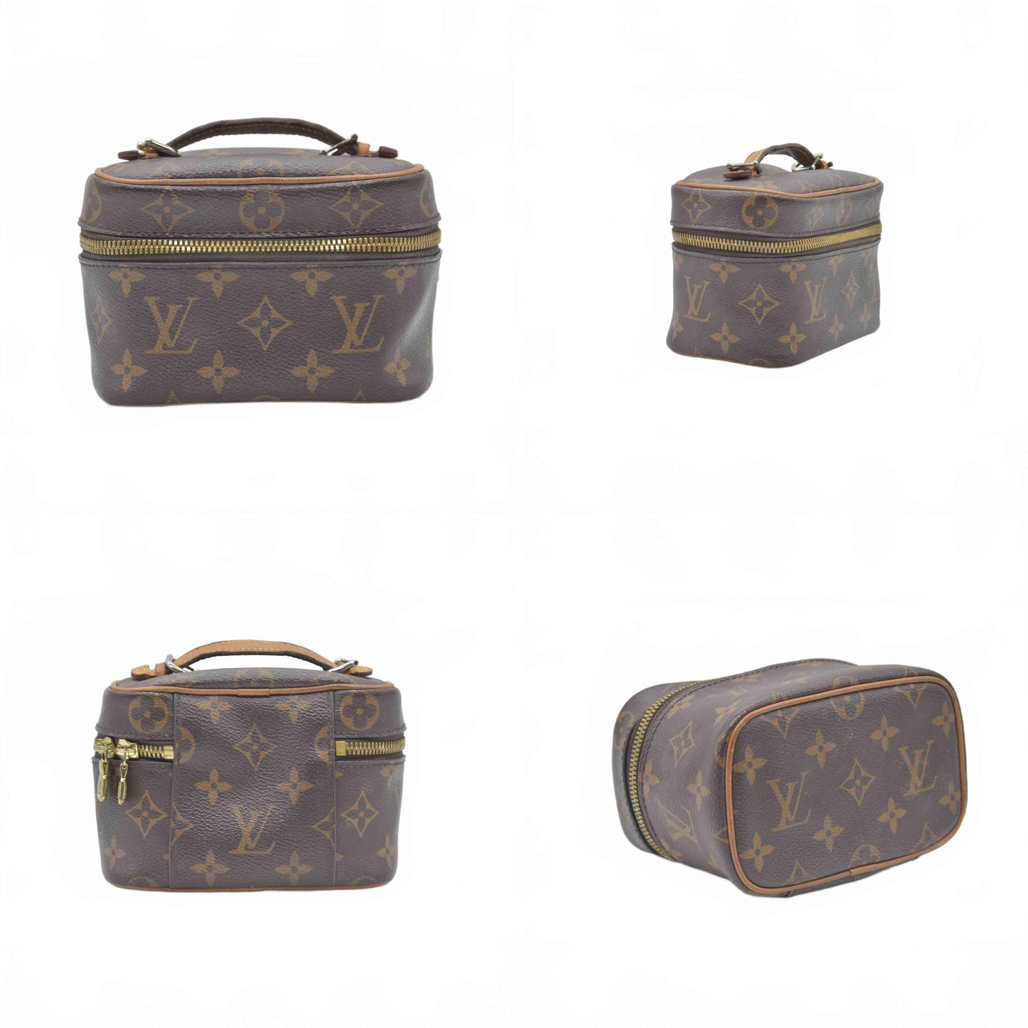 $1100 2021 Louis Vuitton Monogram Nice Nano PL0251