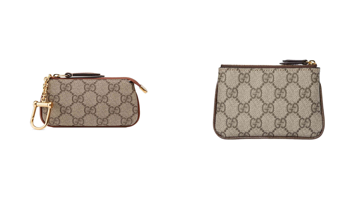 Gucci  GG Supreme Monogram Key Case Beige