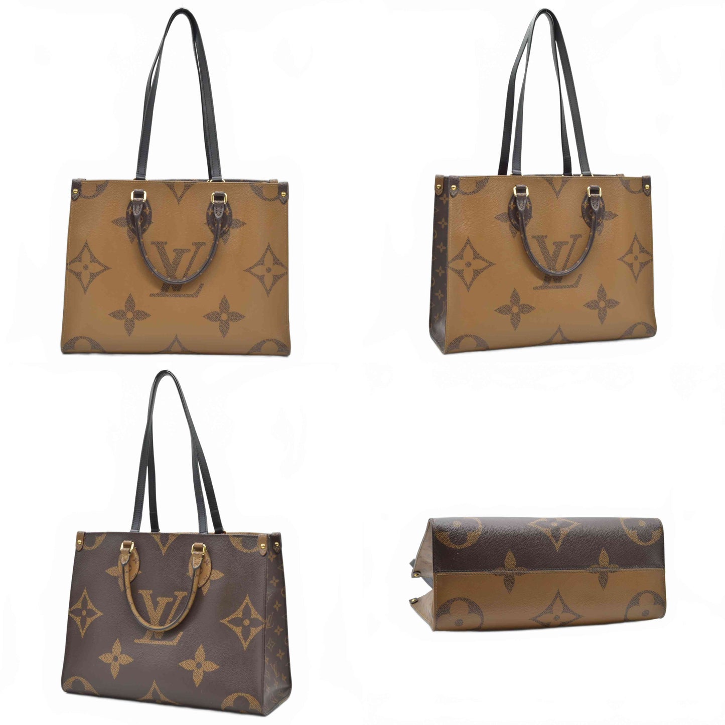$3300 FN2270 2020 Louis Vuitton Reverse Monogram Giant Onthego MM