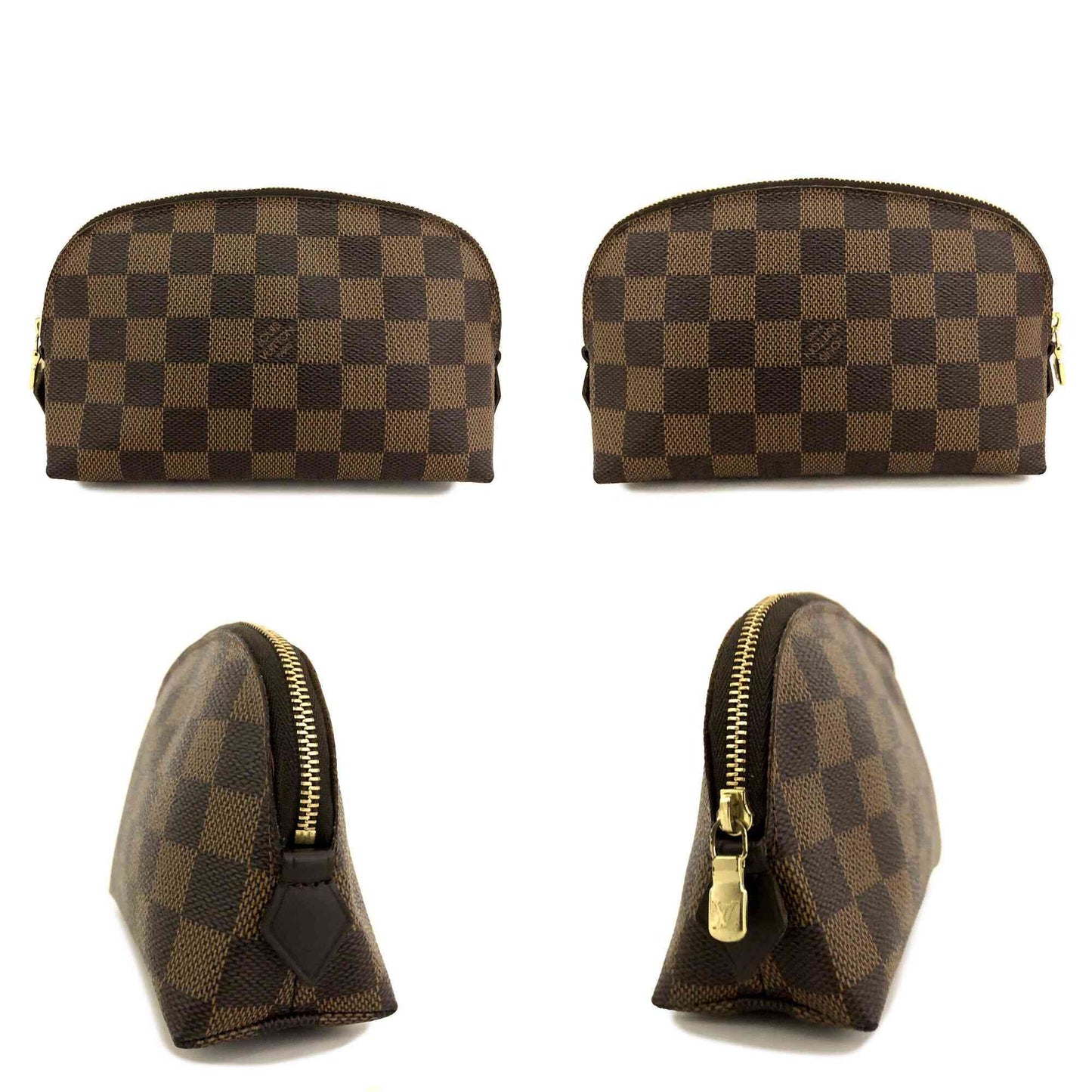 LOUIS VUITTON Damier Ebene Cosmetic Pouch CA0030