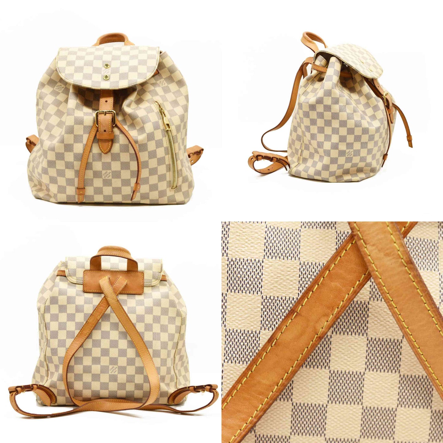 Louis Vuitton  Damier Azur Sperone Backpack