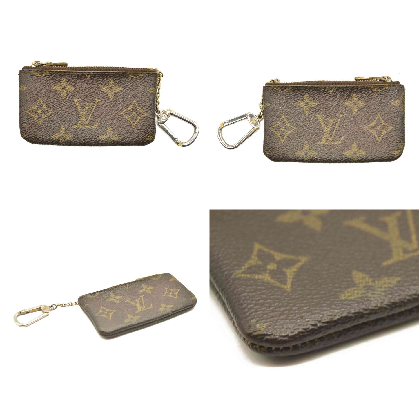 LOUIS VUITTON Monogram Key Pouch ET8811