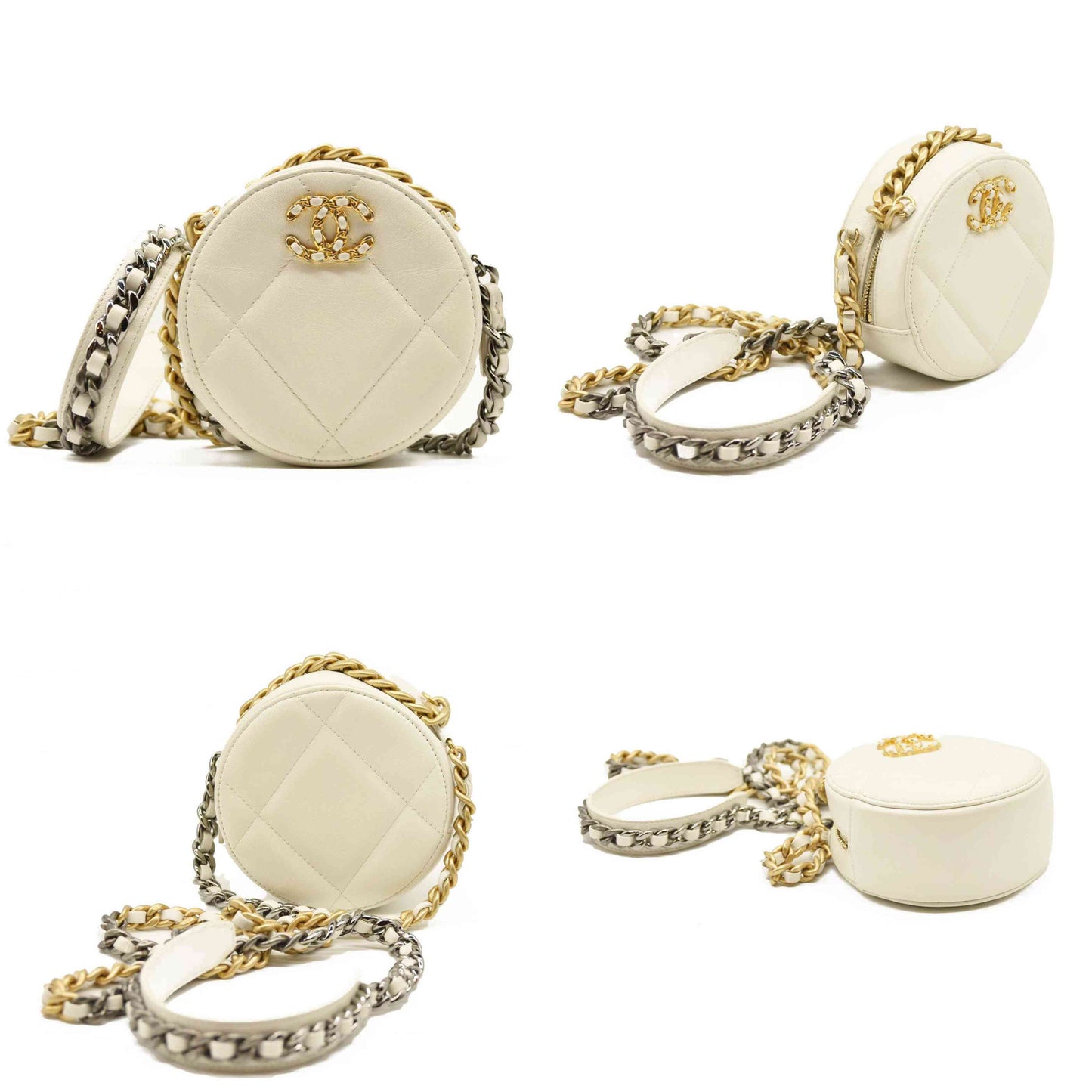 CHANEL CHANEL 19/Chain clutch Shoulder Bag 30**