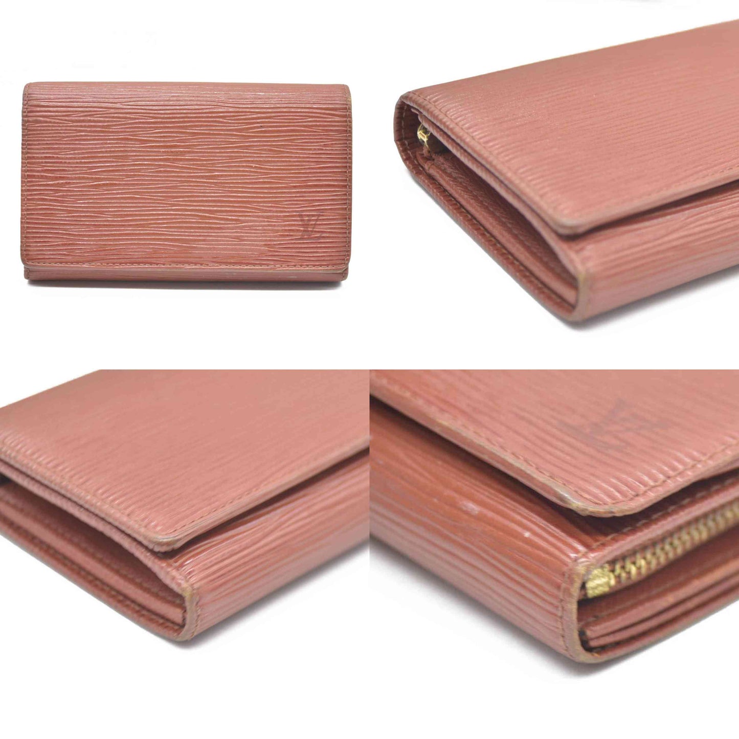 Louis Vuitton Epi Porte Monnaie Billets Tresor Leather Bifold Wallet MI0988