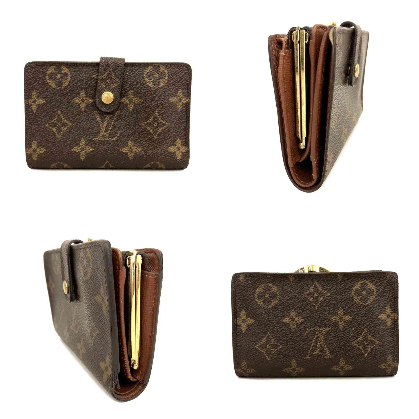 Louis Vuitton Monogram Porte Monnaie Billets Viennois Bifold Wallet SD0090