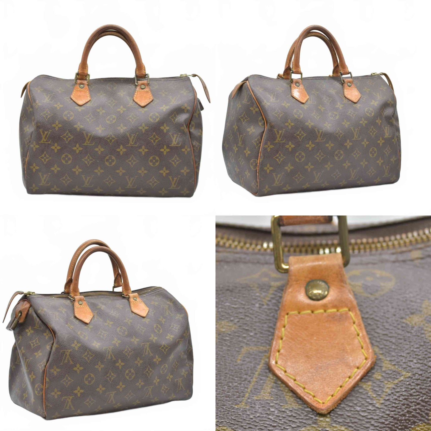 $1630 Pre-Owned Louis Vuitton Monogram Speedy 30 SD0967 1997