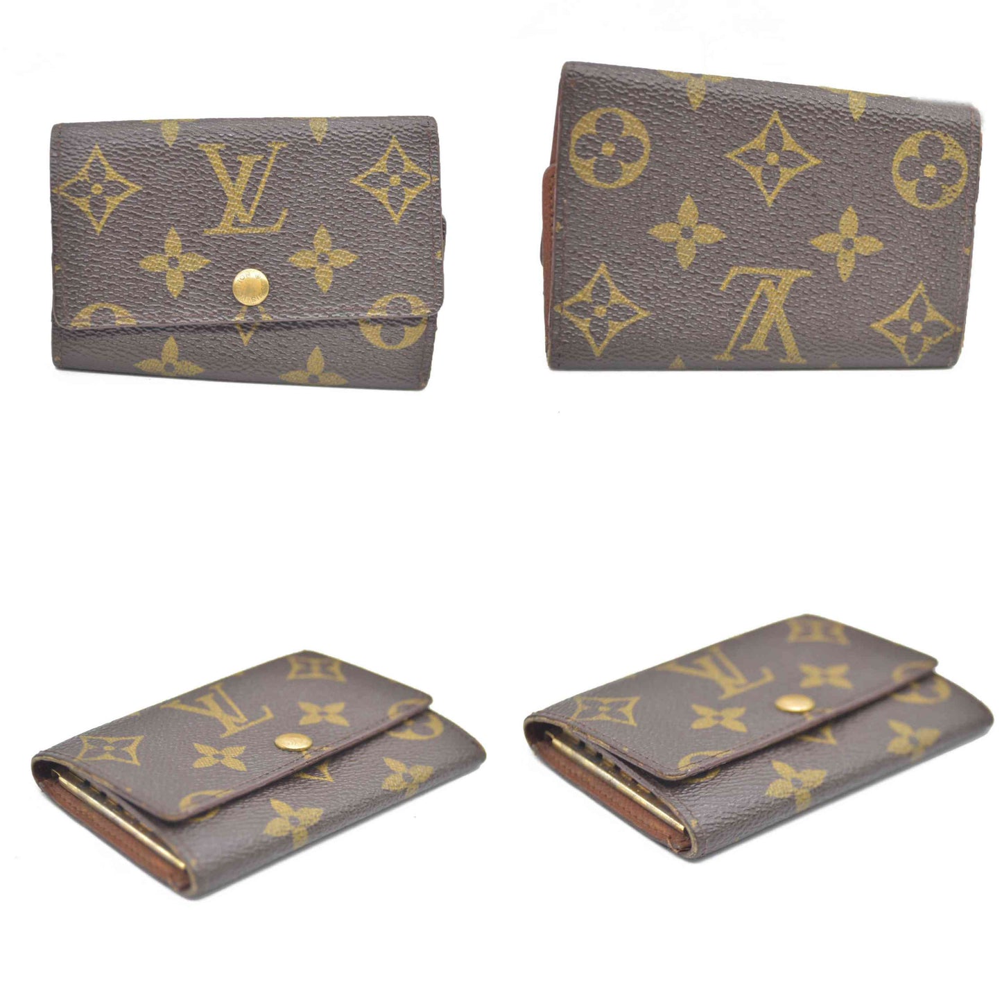 Louis Vuitton Monogram Multicles 6 Ring Key Case Brown