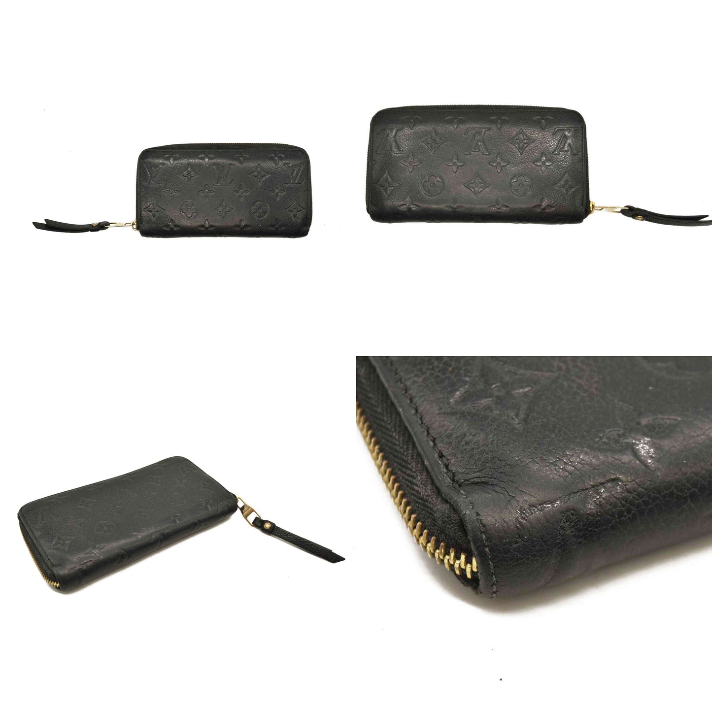 PRE-ORDER Louis Vuitton  Empreinte Zippy Wallet Black SP4105